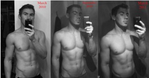 Pic 1: Just Discovered MuscleHack. Pic 3: 1 Year of Hackin' It!