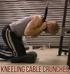 Kneeling Cable Crunches / Cable Rope Crunches