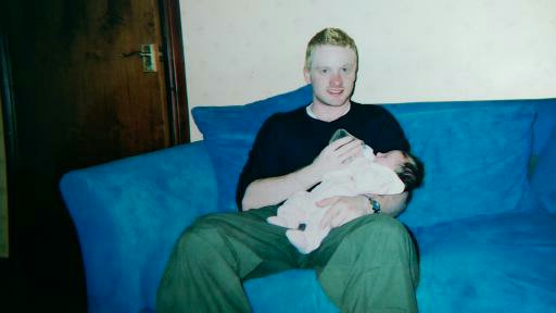 With my wee sweetheart at around age 23