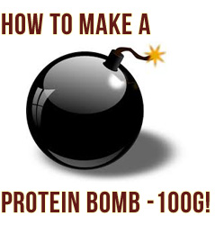 How To Make a Protein Bomb! 100g Protein