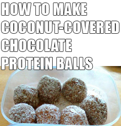 High-Protein Coconut-Covered Chocolate Balls Recipe