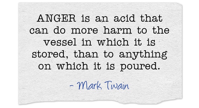 mark twain anger acid quote