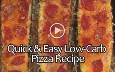 Quick & Easy Low-Carb Pizza Recipe (with video)