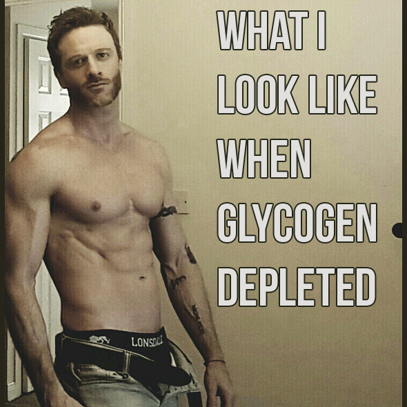 What I look like Glycogen Depleted