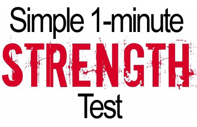 Try This Cool 1-Minute Strength Test